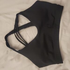 Black Strappy Women's Bralette